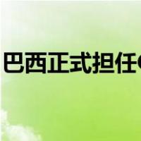 巴西正式担任G20轮值主席国 这是什么情况？