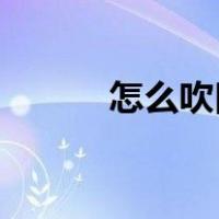 怎么吹口琴 初学（怎么吹口琴）
