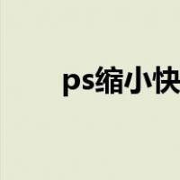 ps缩小快捷键苹果（ps缩小快捷键）