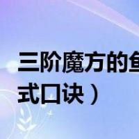 三阶魔方的鱼头公式怎么做（三阶魔方鱼头公式口诀）