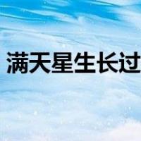 满天星生长过程图视频（满天星生长过程图）