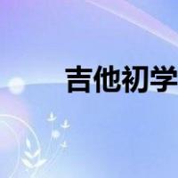 吉他初学教程推荐（吉他初学教程）