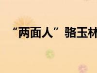 “两面人”骆玉林被逮捕！ 这是什么情况？