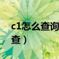 c1怎么查询考试科目分数（c1考试分数在哪查）