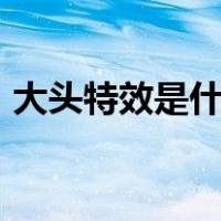 大头特效是什么app（大头特效是什么软件）