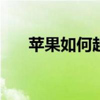 苹果如何越狱成安卓（苹果如何越狱）