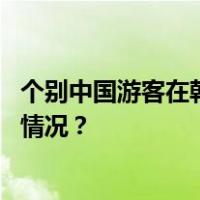 个别中国游客在韩期间参赌引发刑案，我领馆提醒 这是什么情况？