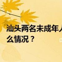 汕头两名未成年人骑车拿烟花对路人燃射！警方通报 这是什么情况？