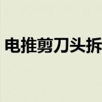 电推剪刀头拆解图视频（电推剪刀头拆解图）