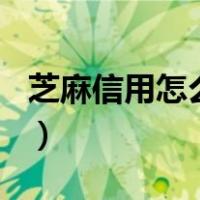 芝麻信用怎么提高到800（芝麻信用怎么提高）