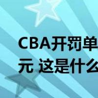CBA开罚单：方硕停赛1场，张云松罚款2万元 这是什么情况？