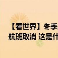 【看世界】冬季风暴已致美国超60万户断电，超2000架次航班取消 这是什么情况？