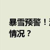 暴雪预警！河南多地停课停学停运 这是什么情况？