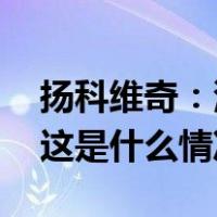 扬科维奇：满意球员表现，没进球欠缺运气 这是什么情况？