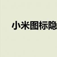 小米图标隐藏了怎么弄出来（小米图标）