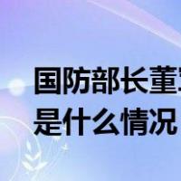 国防部长董军同俄罗斯国防部长视频通话 这是什么情况？