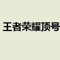 王者荣耀顶号扣多少信誉分（王者荣耀顶号）