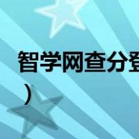 智学网查分登录功能是什么（智学网查分登录）