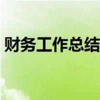 财务工作总结范文大全（工作总结范文大全）