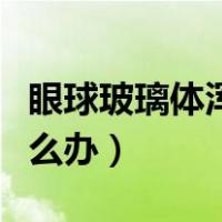 眼球玻璃体浑浊怎么办呢（眼球玻璃体浑浊怎么办）