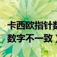 卡西欧指针数字不一致怎么回事（卡西欧指针数字不一致）