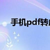 手机pdf转成cad（ceb转pdf手机打开）