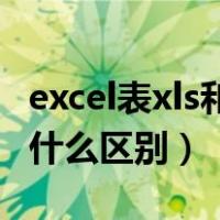 excel表xls和xlsx的区别（Excel xls和xlsx有什么区别）