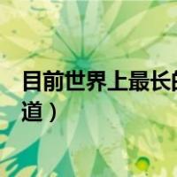 目前世界上最长的海底隧道是啥（目前世界上最长的海底隧道）