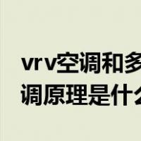 vrv空调和多联机空调的区别（VRV多联机空调原理是什么）