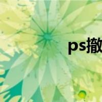 ps撤销和反撤销（ps撤销）