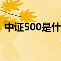 中证500是什么开头（中证500是什么意思）