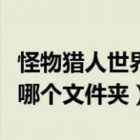 怪物猎人世界根目录是哪个文件夹（根目录是哪个文件夹）