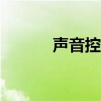 声音控制器原理（声音控制器）