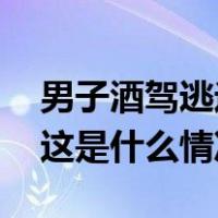 男子酒驾逃逸拉交警投湖？湖南警方：刑拘 这是什么情况？