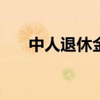中人退休金计算方法实例说明（中人）