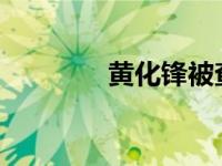 黄化锋被查 这是什么情况？