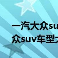 一汽大众suv车型大全10万一20万（一汽大众suv车型大全）