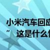 小米汽车回应“央视直播时小米SU7车机卡顿” 这是什么情况？